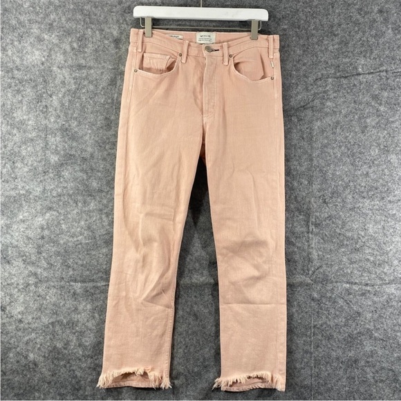 McGuire Denim Valletta Straight Pink Pale Peach Jeans Size 28 - Picture 4 of 11